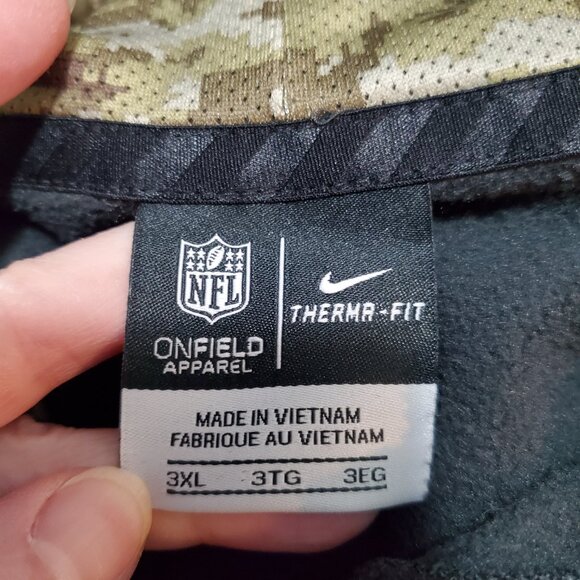 🏈 Green Bay Packers Nike Salute to Service 3XL Therma-Fit Hoodie - Picture 7 of 7